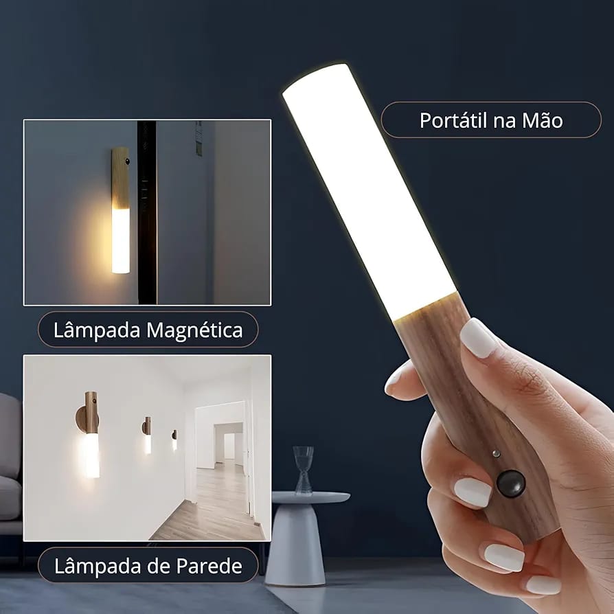 Glow Torch- Luz noturna inteligente com sensor de movimento